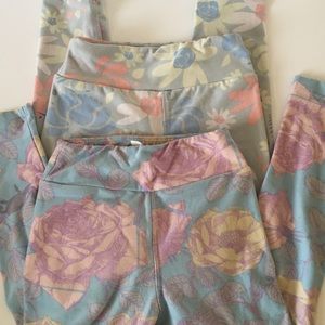LuLaRoe 2 kids S/M leggings.